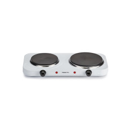 Hot plate double "Nocta" white, 2500W