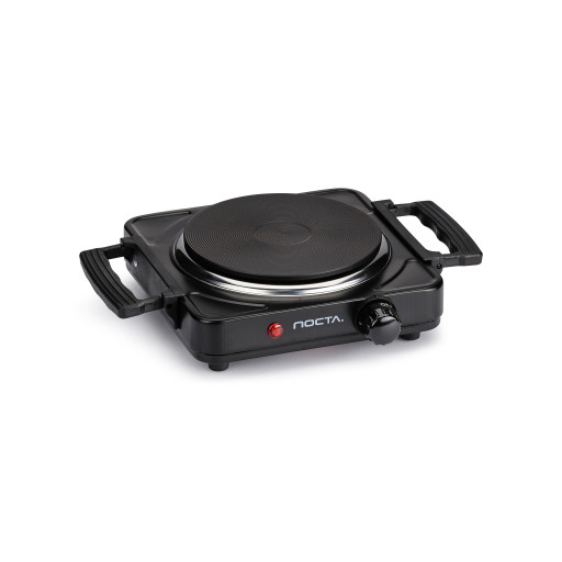 Hot Plate with handle "Nocta" black, Ø 15,5 cm