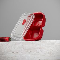Bewaardoos Heat’n Go met 2 vakken (1200 ml)