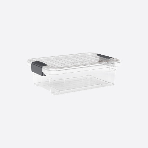 Transparent storage box with lid - 4,25 liters