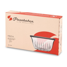 Bol "Frezya" avec couvercle - 6 pièces