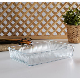 Rectangular baking dish "Borcam" Premium - 3000 cc