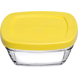 Bowl "Pudding" with lid 4 pcs