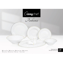 Porselein servies "Cosychef" Ambience - Gold