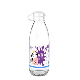 Milchflasche mit kuh dekor