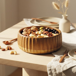 Akazienholz Schüssel -LINEA- Ø 15×6 cm