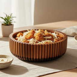 Akazienholz Schüssel -LINEA- Ø 26×8 cm