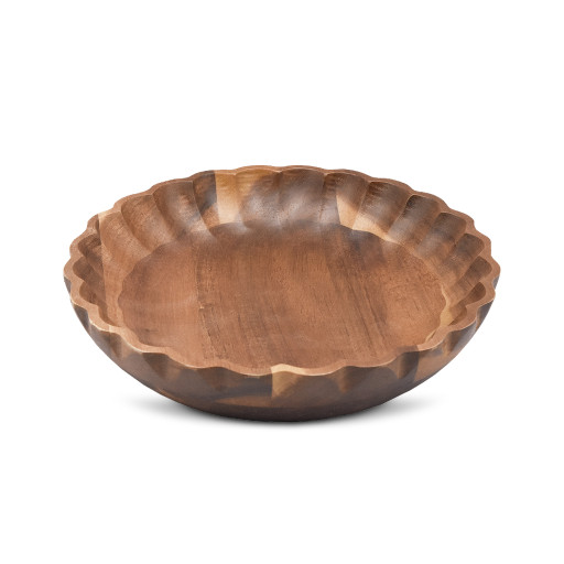 Akazienholz Schale -FLORI- Ø 20×4 cm