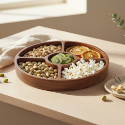 Akazienholz Snackschale -LUMA- Ø 29×4 cm Akazienholz Snackschale -LUMA- Ø 29×4 cm