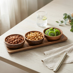Akazienholz 4-teiliges Aperitif-Set -LUMA- 32,5×11 cm Akazienholz 4-teiliges Aperitif-Set -LUMA- 32,5×11 cm