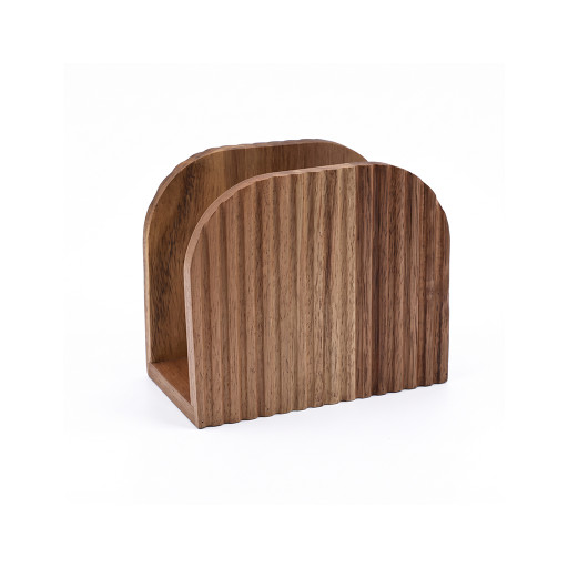 Acaciahouten servethouder -LINEA- 15×9 cm