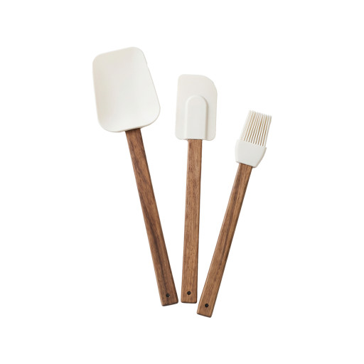 Akazienholz Küchenutensilien-Set -LUMA- 3-teilig