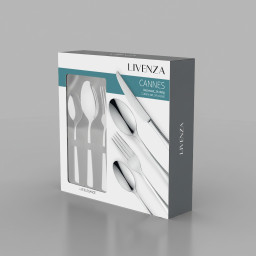 Bestekset -CANNES- 24-delig, 18/10 roestvrij staal Bestekset -CANNES- 24-delig, 18/10 roestvrij staal