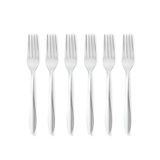 Dessertvork -CANNES- 6 stuks, 18/10 roestvrij staal
