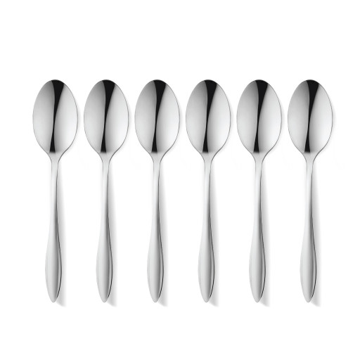 Dessertlepel -CANNES- 6 stuks, 18/10 roestvrij staal