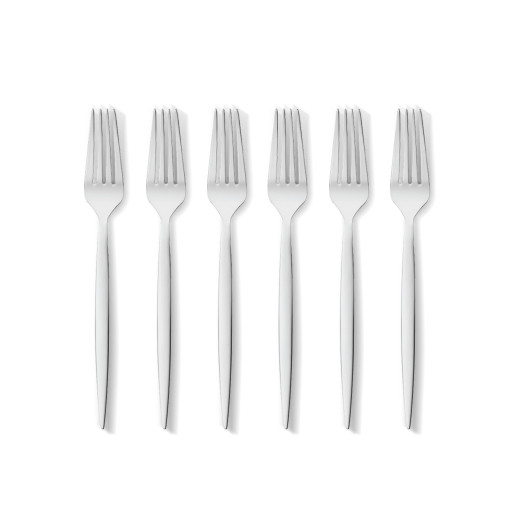 Dessert Fork -VERONA- 6 pieces, 18/10 Stainless Steel