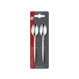 Dessert Spoon -VERONA- 6 pieces, 18/10 Stainless Steel