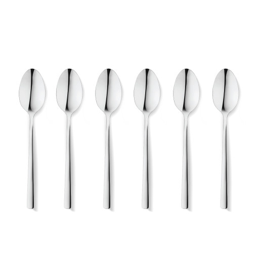 Espressolepel -OSLO- 6 stuks, 18/10 roestvrij staal