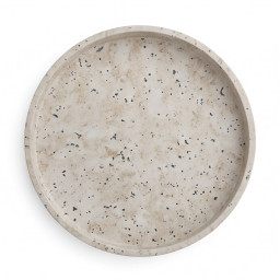 Decoratief plateau op houten voet -ATHENA- Ø 30.5×7 cm Decoratief plateau op houten voet -ATHENA- Ø 30.5×7 cm