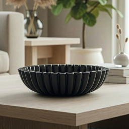 Decoratief schaal -ETNA- Ø 25.5×7.5 cm Decoratief schaal -ETNA- Ø 25.5×7.5 cm
