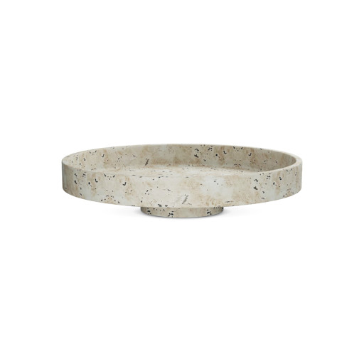 Decoratief plateau op voet -ATHENA-  Ø 26×7 cm