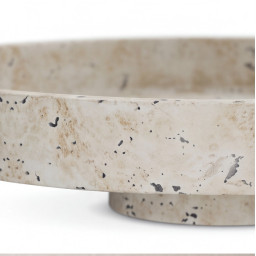 Decoratief plateau op voet -ATHENA- Ø 26×7 cm Decoratief plateau op voet -ATHENA- Ø 26×7 cm
