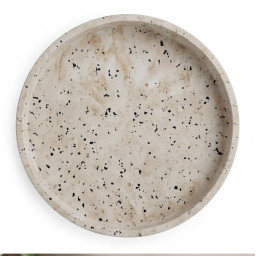Decoratief plateau op voet -ATHENA- Ø 26×7 cm Decoratief plateau op voet -ATHENA- Ø 26×7 cm