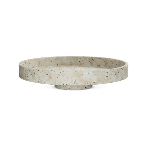Decoratief plateau op voet -ATHENA-  Ø 30×8 cm
