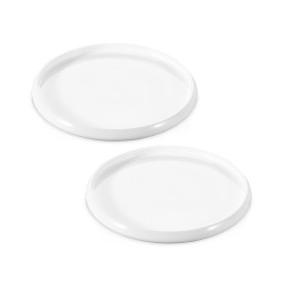 Livenza Cosmo dessert plate set | 2-piece | white| Ø 20 cm