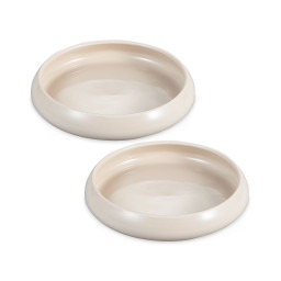 Livenza Cosmo deep plate set | 2-piece | beige | Ø 20 cm