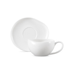 Livenza Curvy coffee set | 12-piece | white | 200 ml