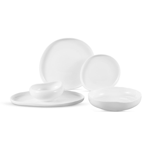 Livenza Curvy dinner set | 25-piece | white