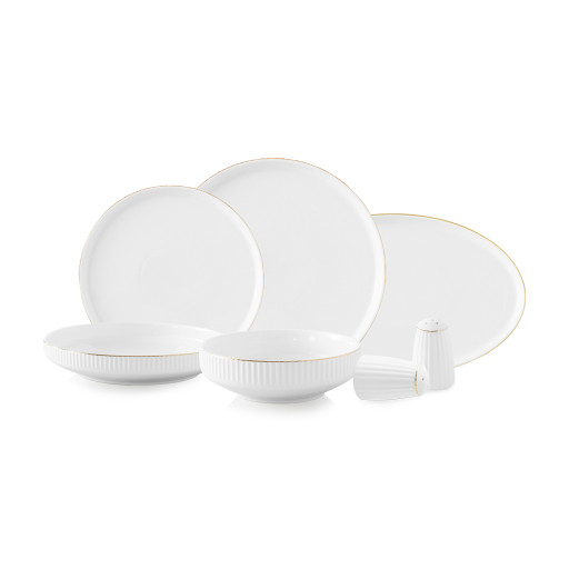 Livenza Grace dinner set | 27-piece | white-gold