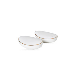 Livenza Luna dinner set | 27-piece | white-gold