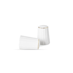Livenza Daisy dinner set | 27-piece | white-gold