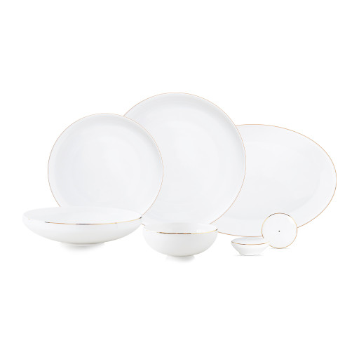 Livenza Serenity dinner set | 27-piece | white-gold