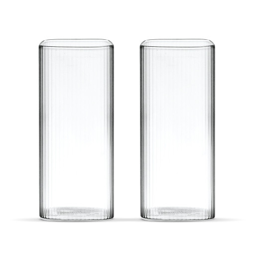 Borosilicate Glass Ripple 2 pcs – 370 ml