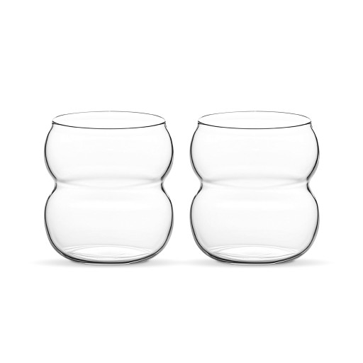 Borosilicate Glass Twist 2 pcs – 380 ml