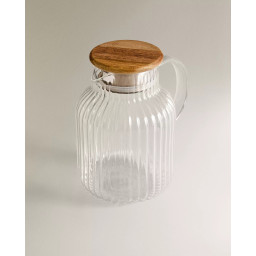 Borosilicaatglas kan Linea met filter – 1600 ml