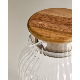 Borosilicaatglas kan Linea met filter – 1600 ml