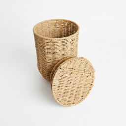 Bathroom trash bin -BOHO- with removable lid