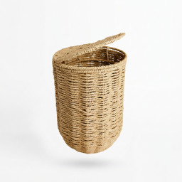 Bathroom trash bin -BOHO- with removable lid