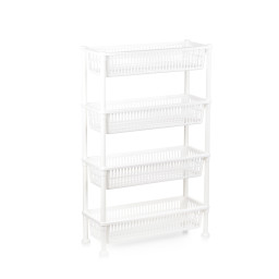 4-layer storage rack "Slim" - assorted