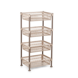 4-layer storage rack "Smart" -  assorted