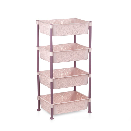4-layer storage rack "Lace smart" - assorted