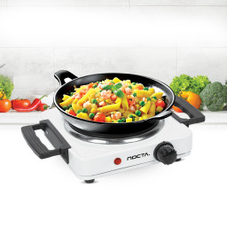 Hot Plate with handle "Nocta" white, 1000W