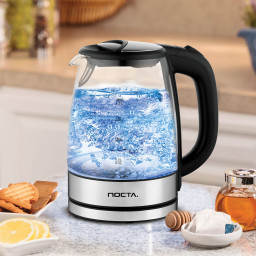 Glass kettle "Nocta" with LED - 1.7 liters