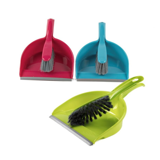Dustpan with brush 