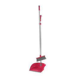 Long-handled dustpan with brush "Foldable"