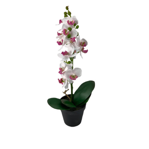 Kunstbloem Orchidee Pot